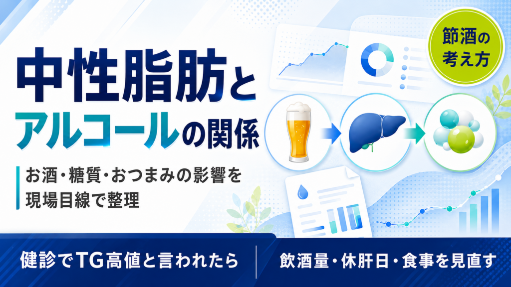 中性脂肪とアルコールの関係｜薬局カウンター越しに繰り返し聞かれてきた質問と、独学家として整理した範囲で言えること
