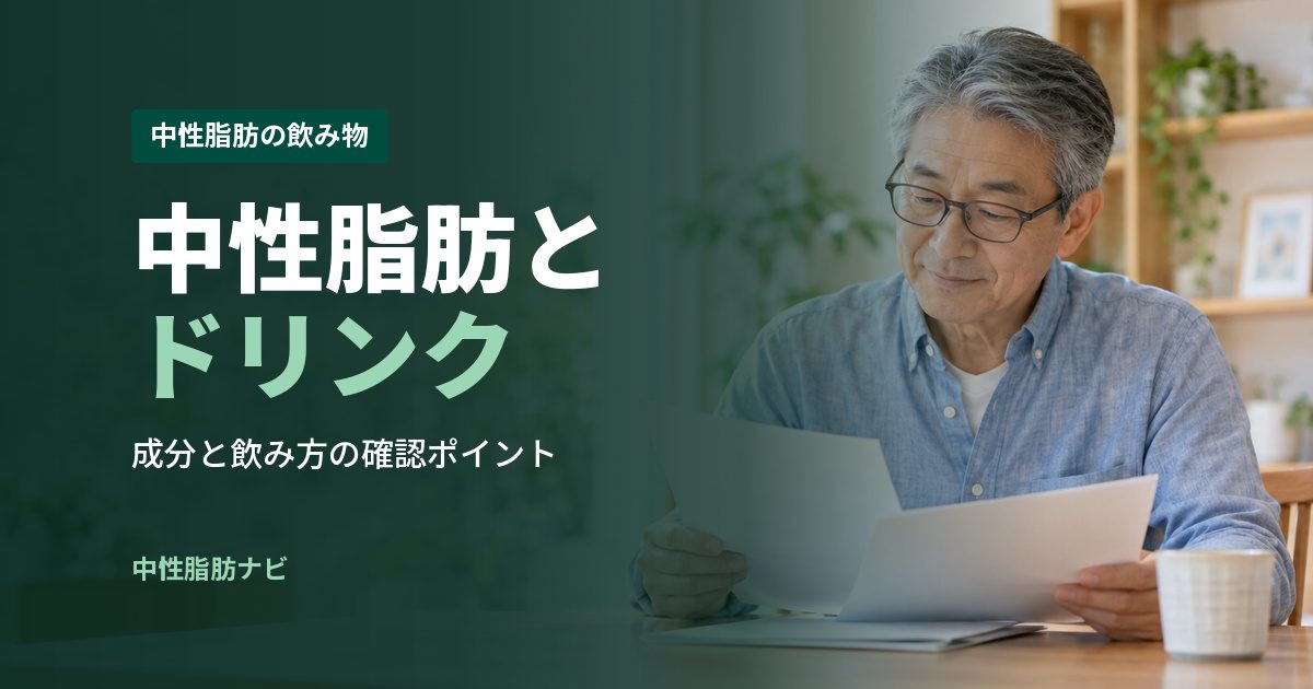 中性脂肪とドリンク