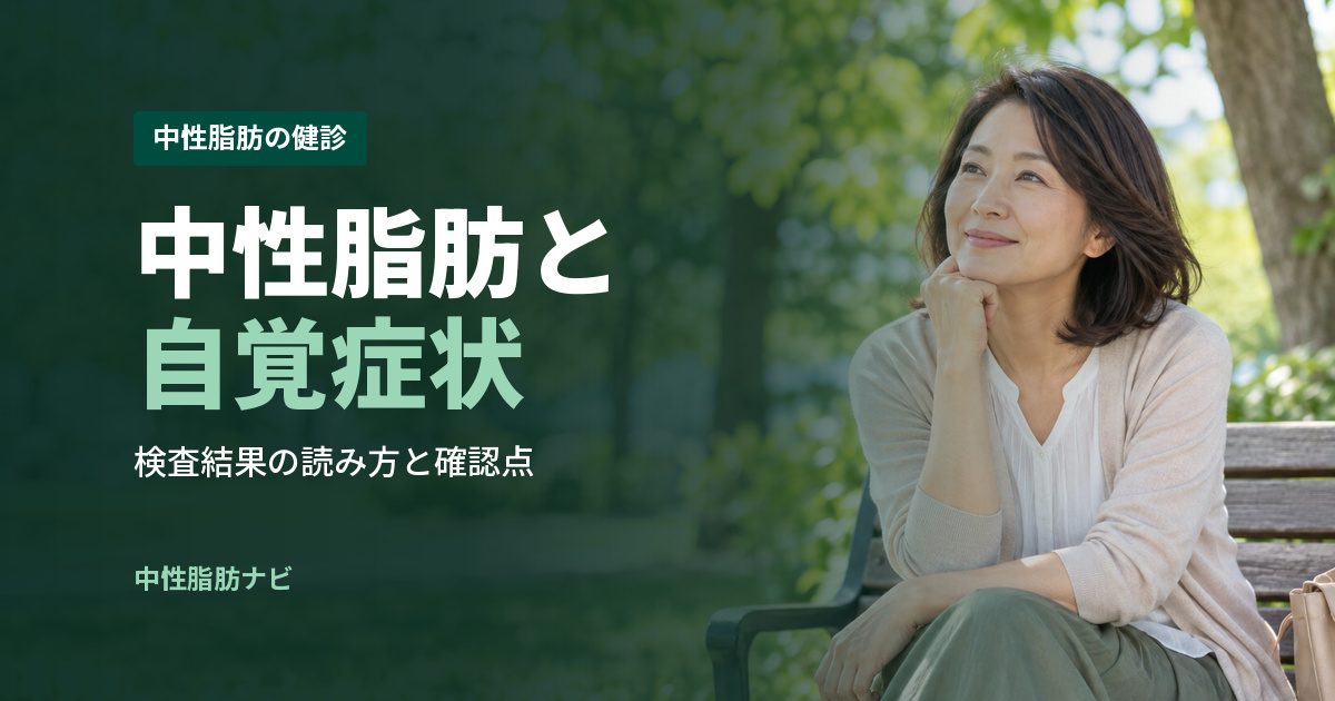 中性脂肪と自覚症状