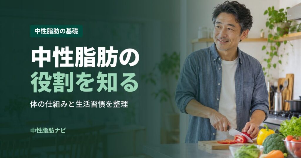 中性脂肪の役割を知る