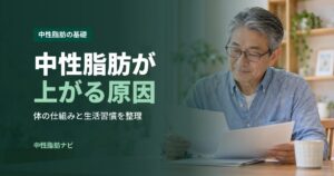 中性脂肪が上がる原因