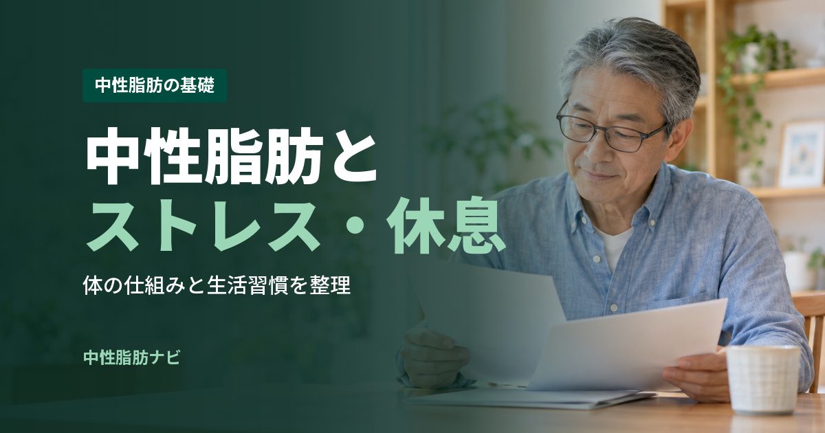 中性脂肪とストレス・休息