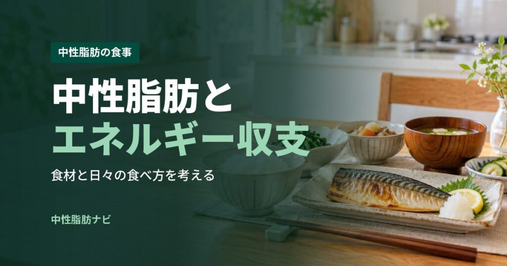 中性脂肪とエネルギー収支