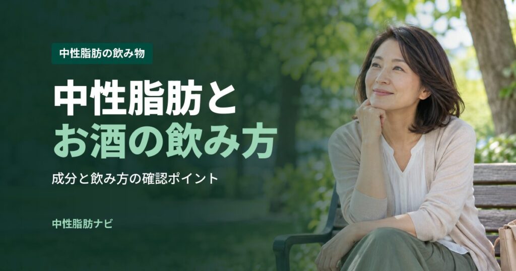 中性脂肪とお酒の飲み方