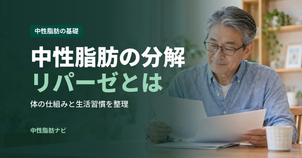 中性脂肪の分解リパーゼとは