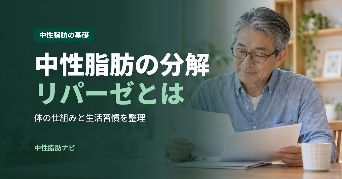 中性脂肪の分解リパーゼとは