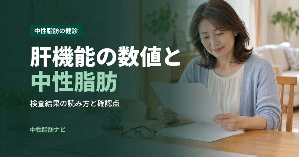 肝機能の数値と中性脂肪