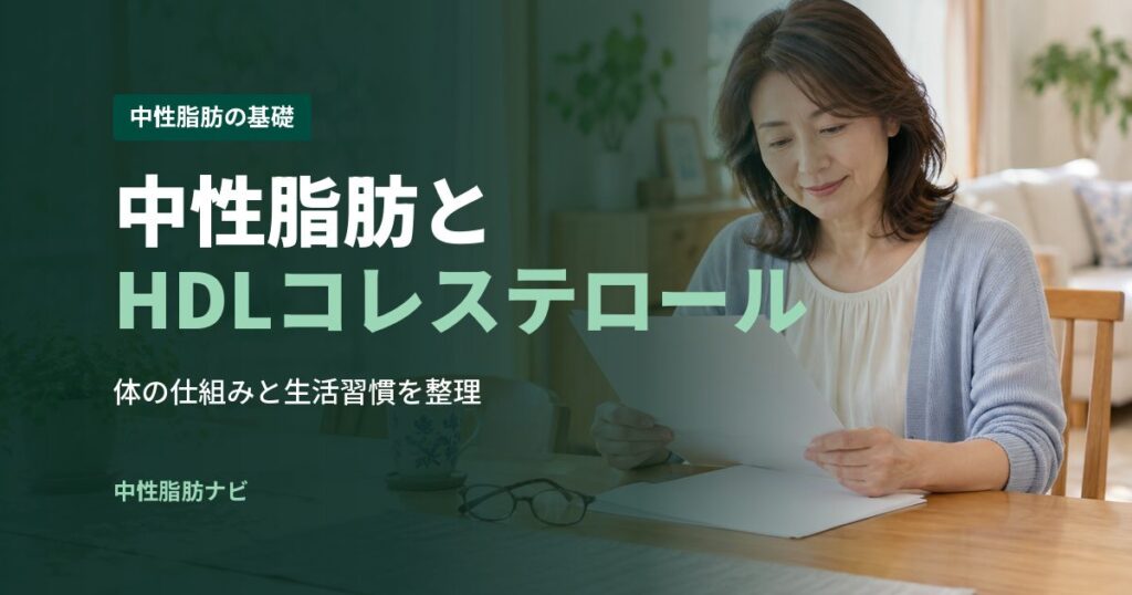 中性脂肪とHDLコレステロール