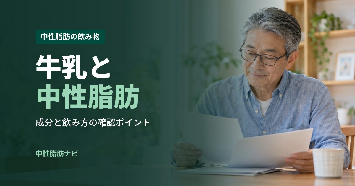 牛乳と中性脂肪